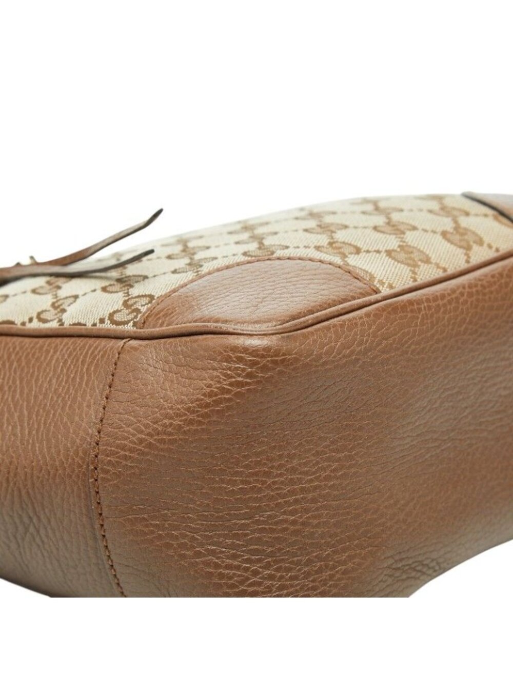 Gucci GG Canvas 2-Way Shoulder Bag Brown Beige Leather - Picture 5 of 10